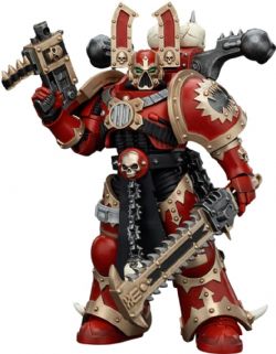 WARHAMMER 40K -  FIGURINE DE WORLD EATERS - KHORN BERZEKER 6 - 1/18 -  JOYTOY