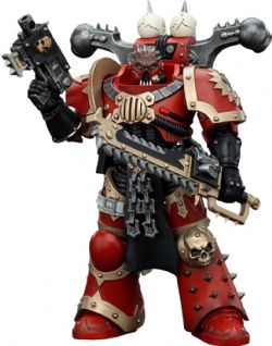 WARHAMMER 40K -  FIGURINE DE WORLD EATERS - KHORN BERZEKER 7 - 1/18 -  JOYTOY