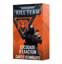 WARHAMMER 40K : KILL TEAM -  CARTES TECHNIQUES (FRANÇAIS) - EXACTION SQUAD -  IMPERIAL AGENTS