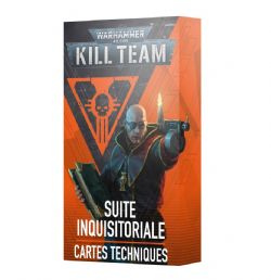WARHAMMER 40K : KILL TEAM -  CARTES TECHNIQUES (FRANÇAIS) - INQUISITORIAL AGENTS -  IMPERIAL AGENTS