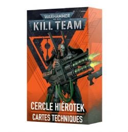 WARHAMMER 40K : KILL TEAM -  CERCLE HIÉROTEK – CARTES TECHNIQUES (FRANÇAIS)