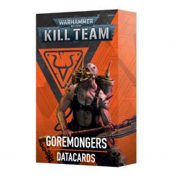 WARHAMMER 40K : KILL TEAM -  GOREMONGERS – DATACARDS (ANGLAIS)