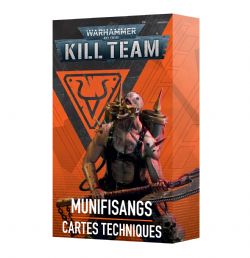 WARHAMMER 40K : KILL TEAM -  GOREMONGERS – DATACARDS (FRANCAIS)