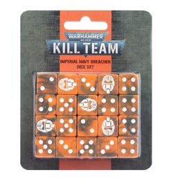 WARHAMMER 40K : KILL TEAM -  IMPERIAL NAVY BREACHER DICE SET