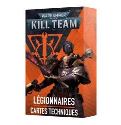 WARHAMMER 40K : KILL TEAM -  LÉGIONNAIRES – CARTES TECHNIQUES(FRANCAIS) -  CHAOS SPACE MARINES