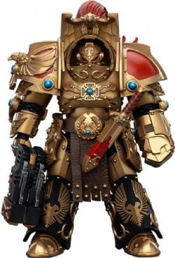WARHAMMER 40K -  LEGIO CUSTODES AQUILON TERMINATOR SQUAD - FIGURINE D'AQUILON WITH TWIN-LINKED ADRATHIC DESTRUCTOR - 1/18 -  JOYTOY