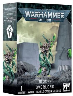 WARHAMMER 40K -  OVERLORD WITH TRANSLOCATION SHROUD -  NECRONS