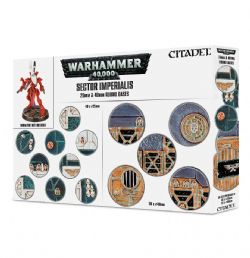 WARHAMMER 40K -  PAQUET DE BASES RONDES DE 25 & 40 MM (40X25MM - 20X40MM)