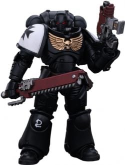 WARHAMMER 40K -  SPACE MARINE BLACK TEMPLARS OUTRIDERS - FIDURINE DE BROTHER VALTUS - 1/18 -  JOYTOY