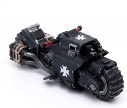 WARHAMMER 40K -  SPACE MARINE BLACK TEMPLARS OUTRIDERS - FIGURINE DE MOTORCYCLE - 1/18 -  JOYTOY
