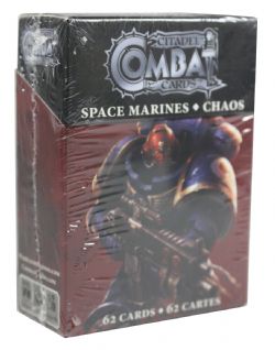 WARHAMMER 40K -  SPACE MARINES -  CITADEL COMBAT CARDS CHAOS