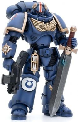 WARHAMMER 40K -  ULTRAMARINES PRIMARIS - FIGURINE DE LIEUTENANT ARGARANTHE - 1/18 -  JOYTOY