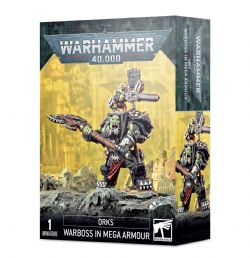 WARHAMMER 40K -  WARBOSS IN MEGA ARMOUR -  ORKS