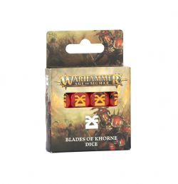 WARHAMMER : AGE OF SIGMAR -  ENSEMBLE DE DÉS -  BLADES OF KHORNE