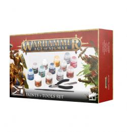 WARHAMMER : AGE OF SIGMAR -  ENSEMBLE PEINTURES + OUTILS