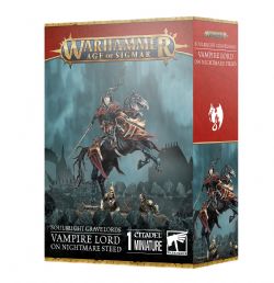 WARHAMMER : AGE OF SIGMAR -  VAMPIRE LORD ON NIGHTMARE STEED -  SOULBLIGHT GRAVELORDS