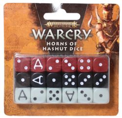 WARHAMMER : AGE OF SIGMAR - WARCRY -  ENSEMBLE DE DÉS HORNS OF HASHUT