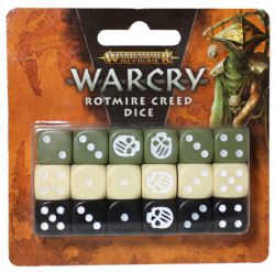 WARHAMMER : AGE OF SIGMAR - WARCRY -  ENSEMBLE DE DÉS ROTMIRE CREED