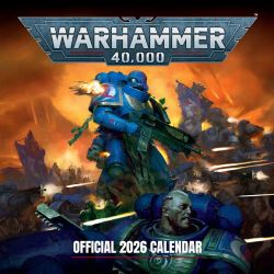 WARHAMMER -  CALENDRIER OFFICIEL 2026 -  SPACE MARINE