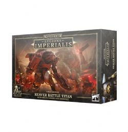 WARHAMMER : IMPERIALIS -  REAVER BATTLE TITAN WITH MELTA CANNON AND CHAINFIST -  TITAN LEGIONS