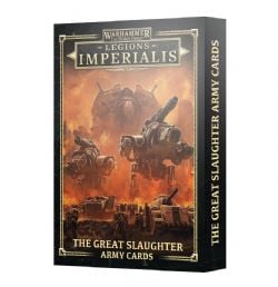 WARHAMMER: IMPERIALIS -  THE GREAT SLAUGHTER - ARMY CARD (ANGLAIS) -  LEGION IMPERIALIS