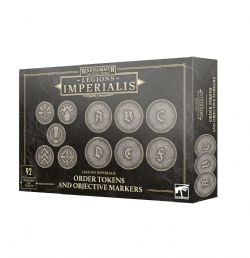 WARHAMMER : LEGIONS IMPERIALIS -  ORDER TOKENS AND OBJECTIVES MARKERS -  LEGION IMPERIALIS