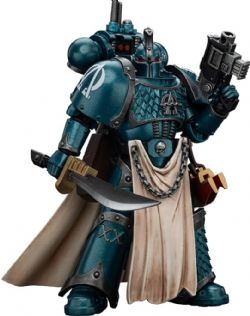 WARHAMMER: THE HORUS HERESY -  ALPHA LEGION - FIGURINE DE LEGION  PRAETOR WITH POWER SWORD - 1/18 -  JOYTOY