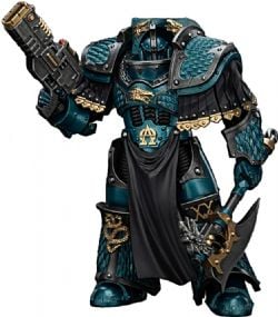WARHAMMER: THE HORUS HERESY -  ALPHA LEGION - FIGURINE DE LERNAEAN TERMINATOR WITH VOLKITE CHARGER - 1/18 -  JOYTOY