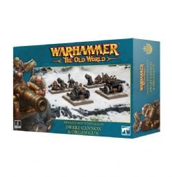 WARHAMMER : THE OLD WORLD -  DWARF CANNON & ORGAN GUN -  FORTERESSES NAINES