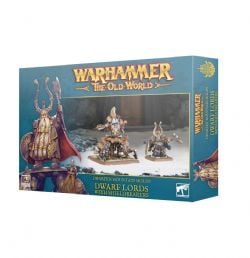 WARHAMMER : THE OLD WORLD -  DWARF LORDS WITH SHIELDBEARERS -  FORTERESSES NAINES