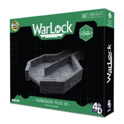 WARLOCK TILES -  DUNGEON TILES - ANGLES EXPANSION -  TERRAIN MINIATURE III