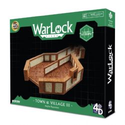 WARLOCK TILES -  TOWN & VILLAGE - ANGLES EXPANSION -  TERRAIN MINIATURE III