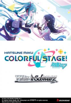 WEISS SCHWARZ -  HATSUNE MIKU: COLORFUL STAGE! - PAQUET BOOSTER (P8/B12)(ANGLAIS) -  VOCALOID