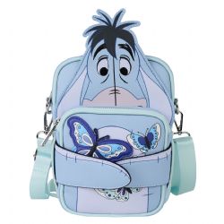 WINNIE L'OURSON -  SAC À BANDOULIÈRE AVEC POCHETTE À MONNAIE DE BOURRIQUET AVEC PAPILLONS -  LOUNGEFLY