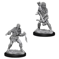 WIZKIDS DEEP CUTS FIGURINES NON PEINTES -  BANDITS(2) -  FIGURINE JDR