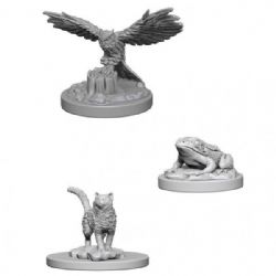 WIZKIDS DEEP CUTS FIGURINES NON PEINTES -  FAMILIARS -  FIGURINE JDR