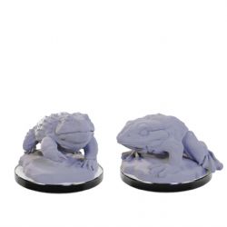 WIZKIDS DEEP CUTS FIGURINES NON PEINTES -  GIANT FROGS(2) -  FIGURINE JDR