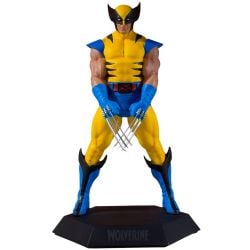 WOLVERINE -  STATUE DE WOLVERINE (22.8CM) PAS DE BOITE USAGÉ -  1992 COLLECTORS GALLERY