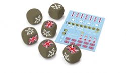 WORLD OF TANKS -  U.K. DICE AND DECALS (ANGLAIS)