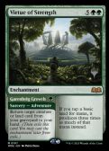 Wilds of Eldraine Promos -  Virtue of Strength // Garenbrig Growth