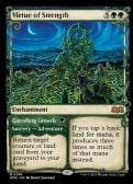 Wilds of Eldraine -  Virtue of Strength // Garenbrig Growth