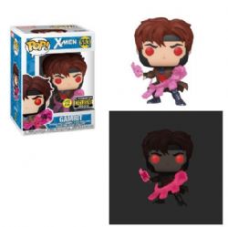 X-MEN -  POP! BOBBLE-HEAD EN VINYLE DE GAMBIT (BRILLE DANS LE NOIR) (10 CM) 553