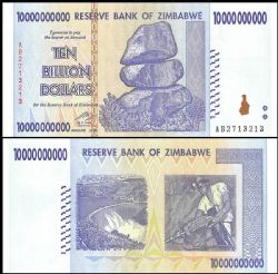 ZIMBABWE -  10 000 000 000 DOLLARS 2008 (UNC) 85