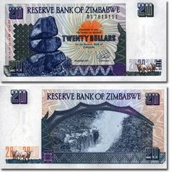 ZIMBABWE -  20 DOLLARS 1997 (UNC) 7