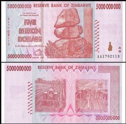 ZIMBABWE -  5 000 000 000 DOLLARS 2008 (UNC) 84