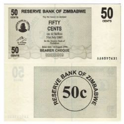 ZIMBABWE -  50 CENTS 2006 (UNC) 36