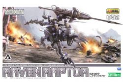 ZOIDS -  HMM - REV RAPTOR REV RAPTOR + PILE BUNKER UNIT - 1/72 -  HIGHEND MASTER MODEL 052