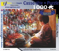 ÉDITIONS GALERIE IMAGERIE -  LE PREMIER TRAIN (1000 PIÈCES) -  CLAUDE MARTIN








