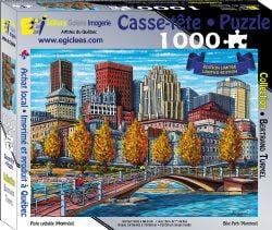 ÉDITIONS GALERIE IMAGERIE -  PISTE CYCLABLE (MONTRÉAL) (1000 PIÈCES) -  BERTRAND TURMEL


