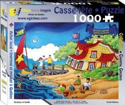 ÉDITIONS GALERIE IMAGERIE -  VACANCES EN FAMILLE (1000 PIÈCES) -  CHANTAL GINGRAS





